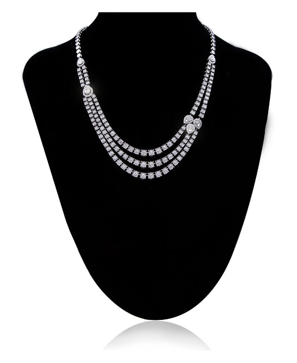 Radiant Aura Gold-Plated Necklace for Women