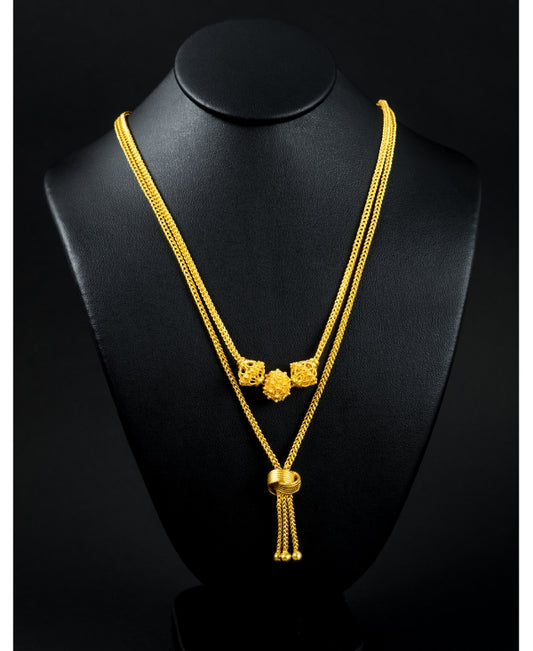 Queen’s Grace Gold-Plated Fashion Necklace