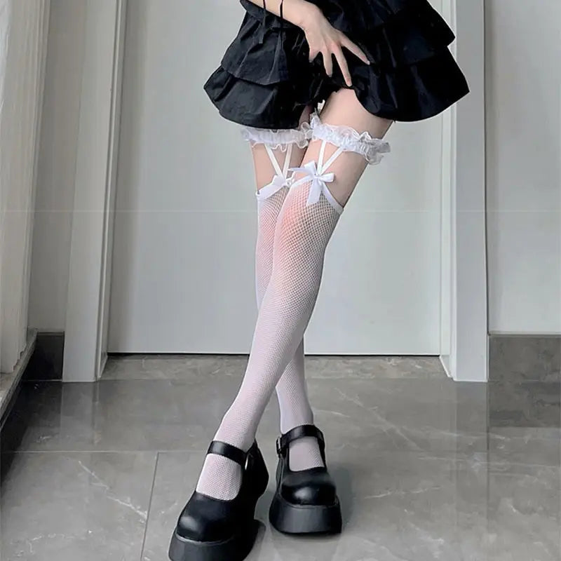 Lolita Socks Stockings Warm Thigh High