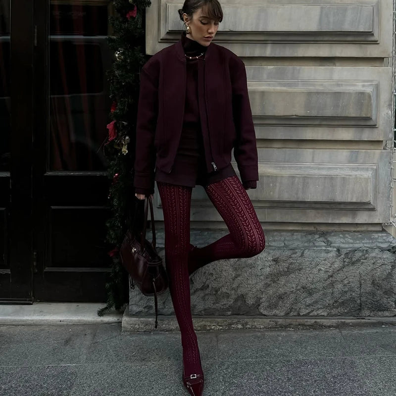 Vintage Tights Women Fashion Hollow Out