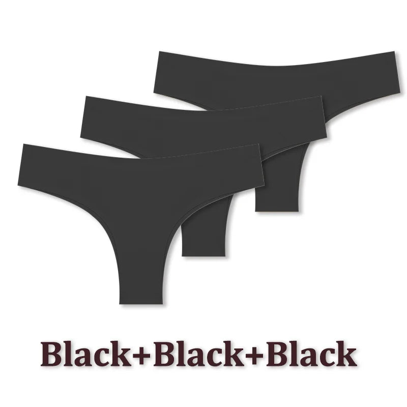 3 Ultra-Thin Brazilian Panties Set