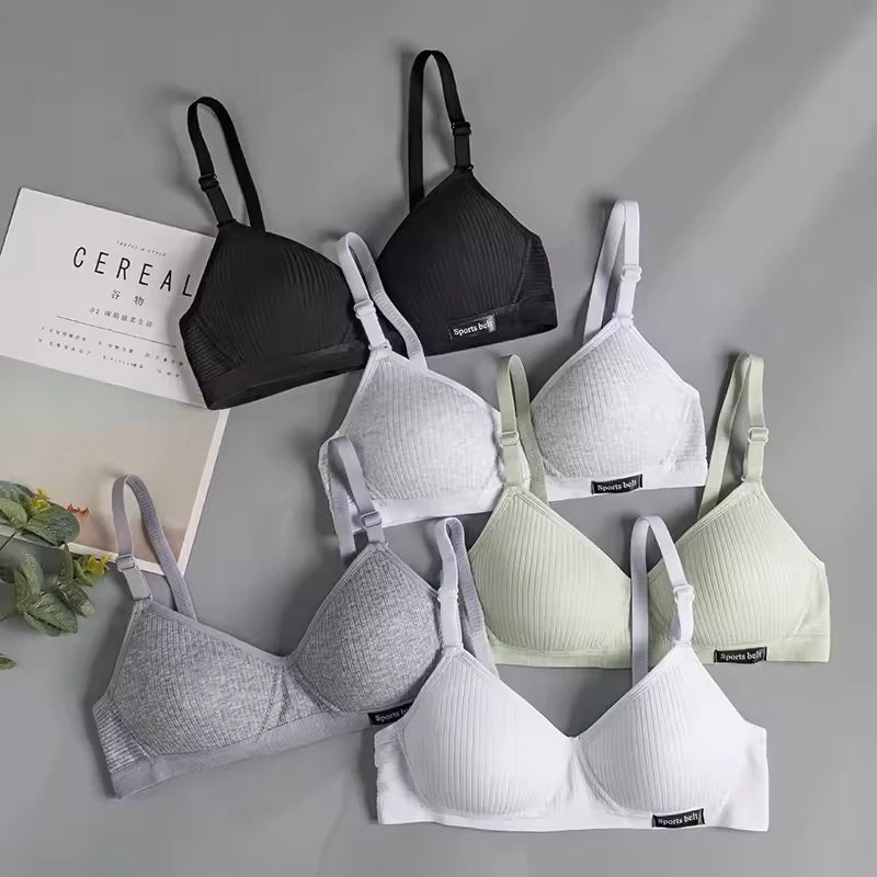 Women's AB Cup Bra Wireless Comfortable V-Bra