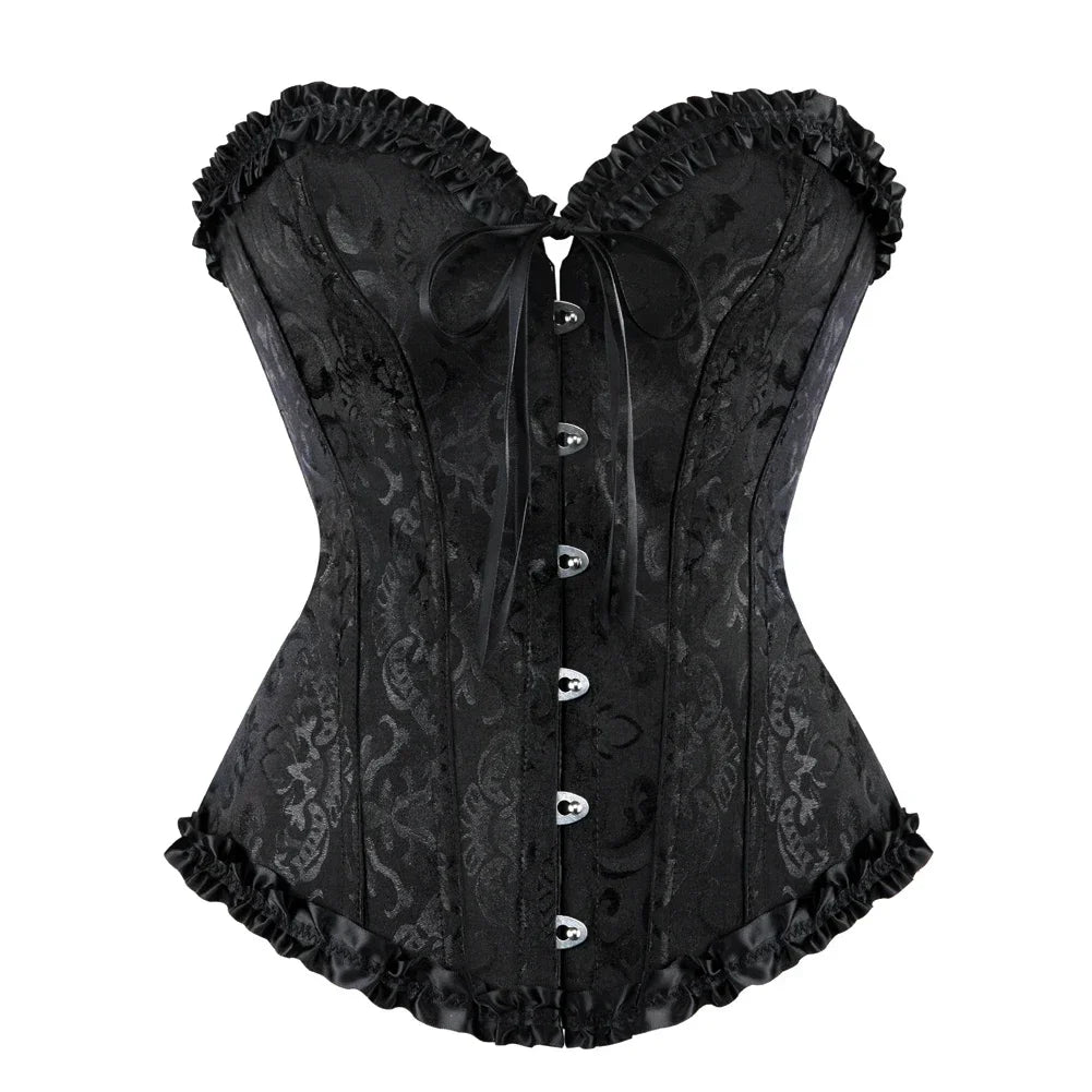 Vintage Gothic Lace Bustiers And Corsets