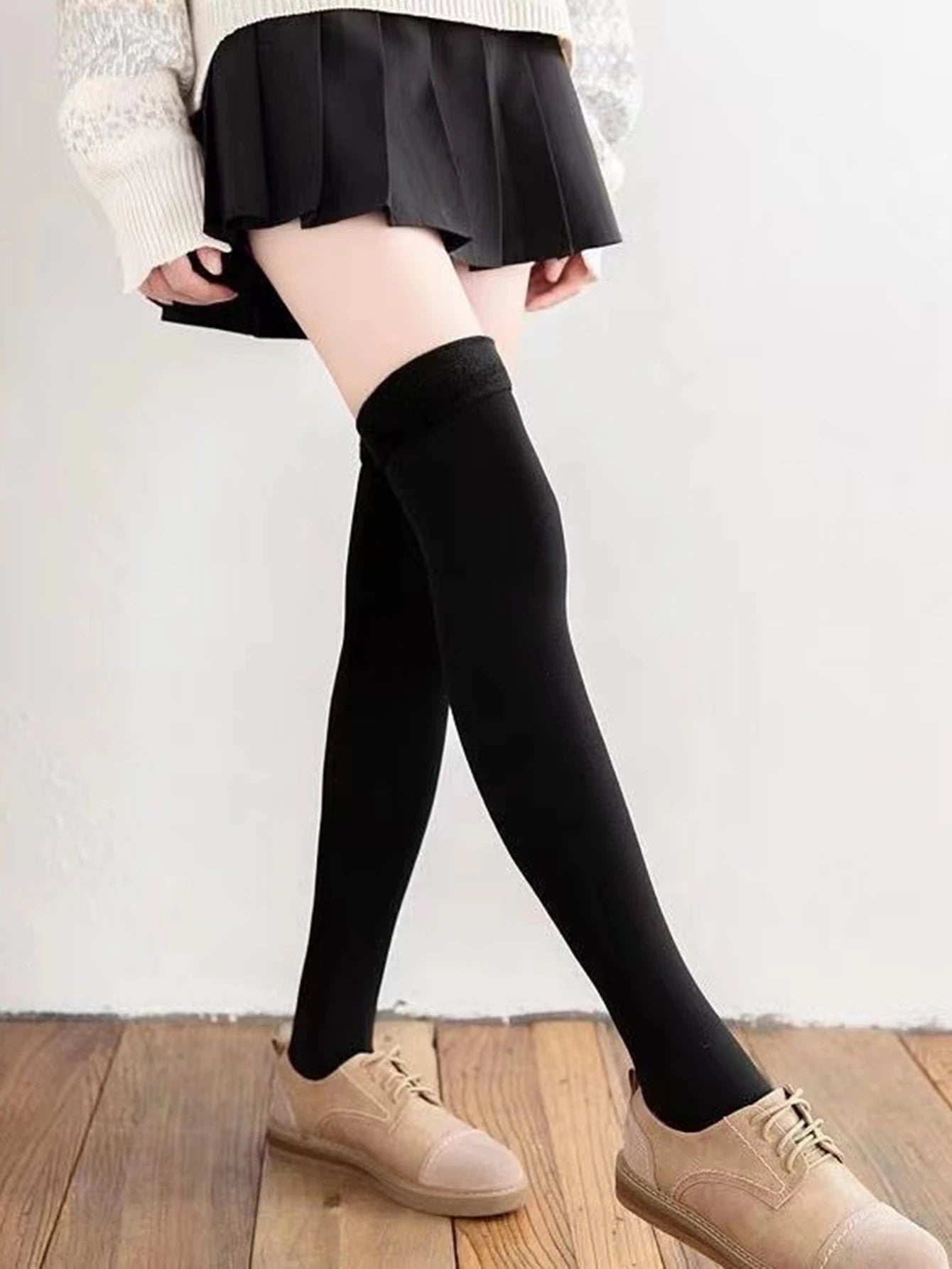 1 pair of JK girls' college style cotton Socks