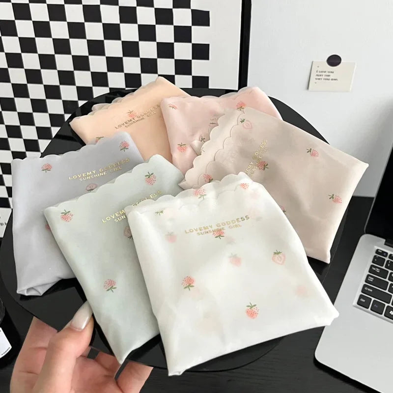 Strawberry Ice Silk Panties