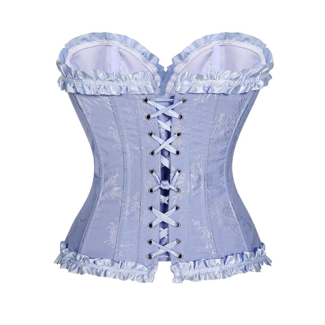 Yellow Gothic Overbust Push Up Bustier