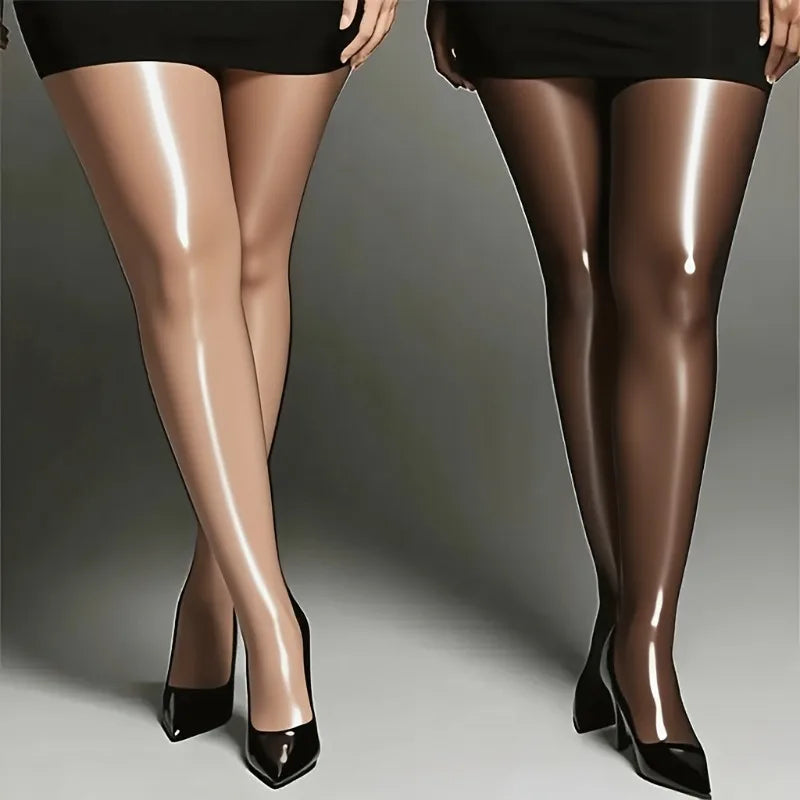 Plus Size Women's Black Tights Leggings