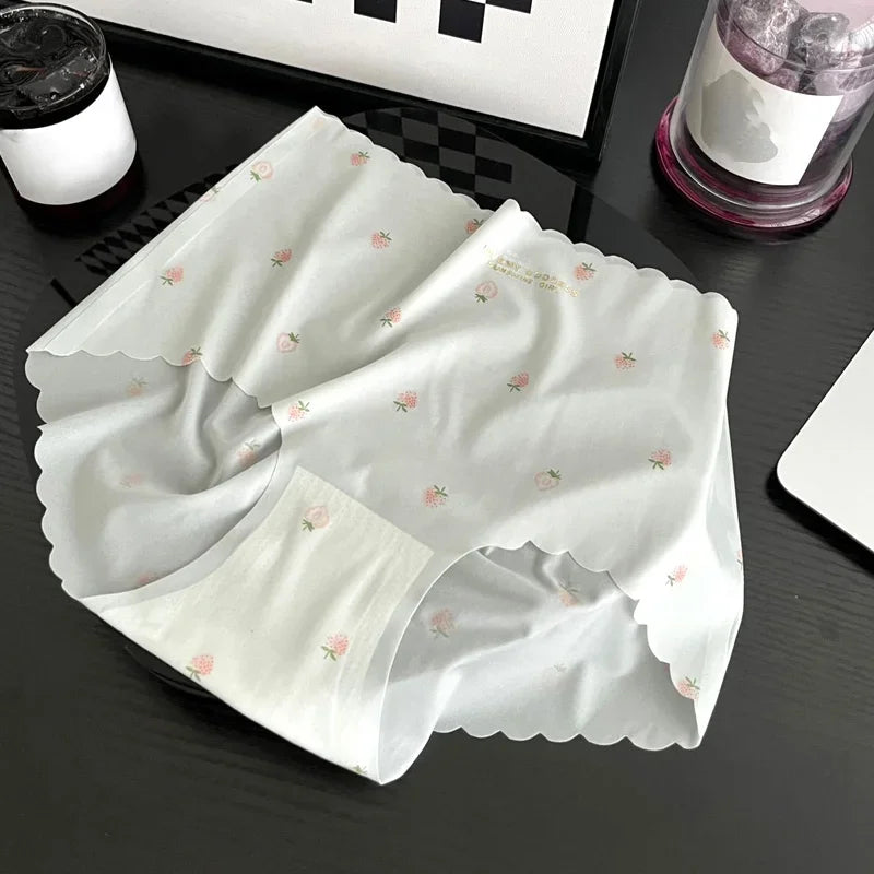 Strawberry Ice Silk Panties