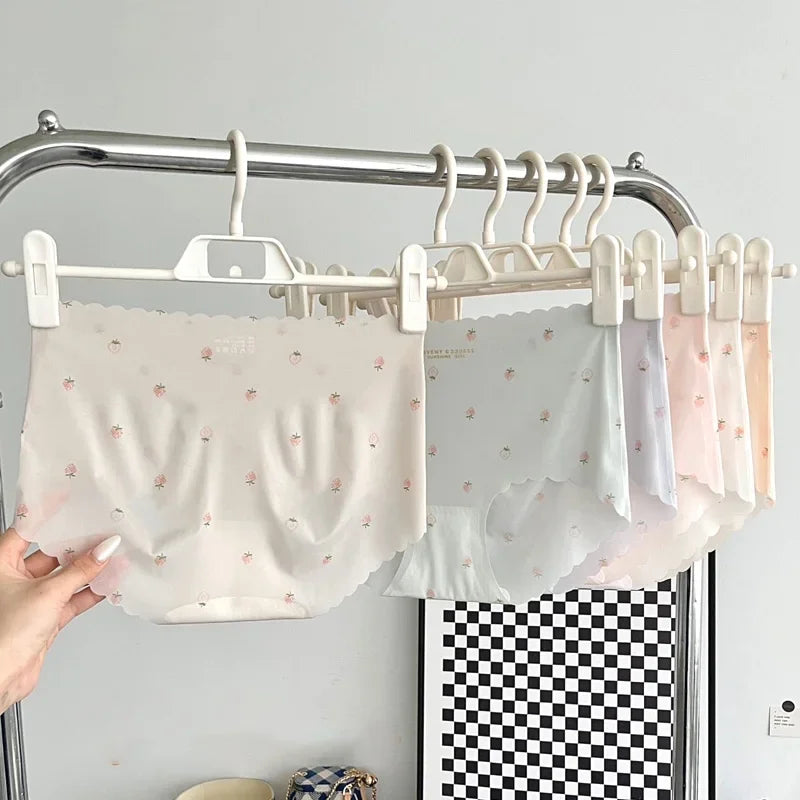 Strawberry Ice Silk Panties