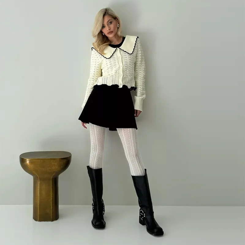 Vintage Tights Women Fashion Hollow Out