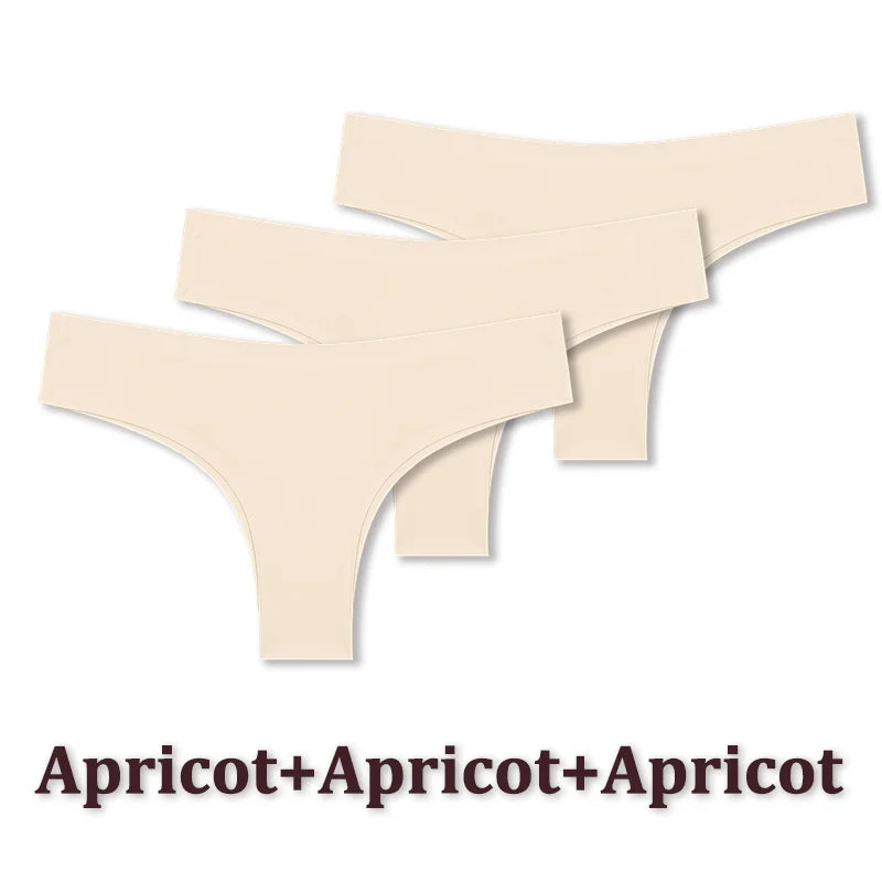 3 Ultra-Thin Brazilian Panties Set