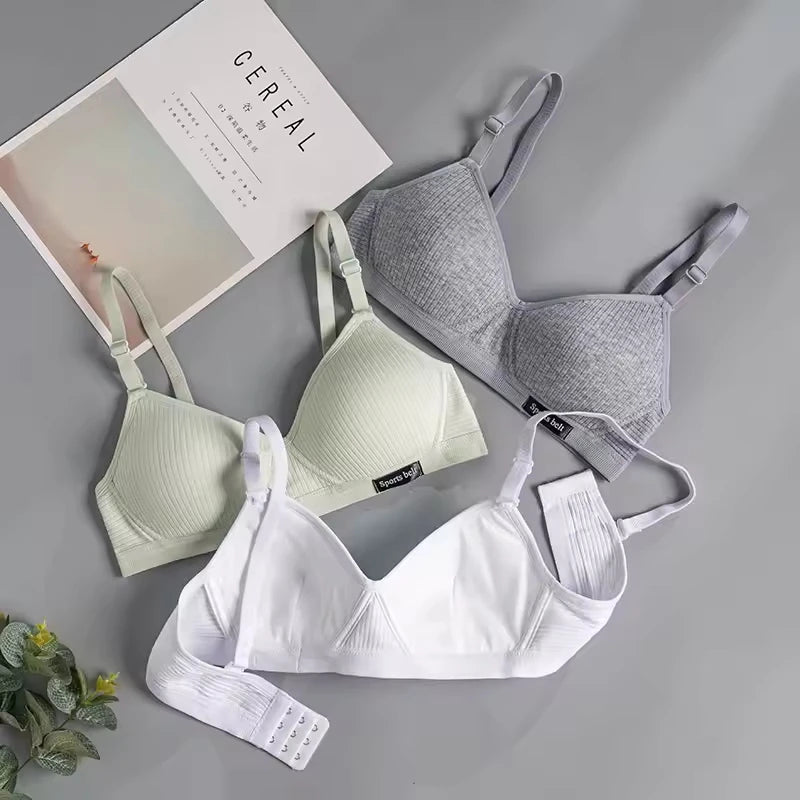 Women's AB Cup Bra Wireless Comfortable V-Bra