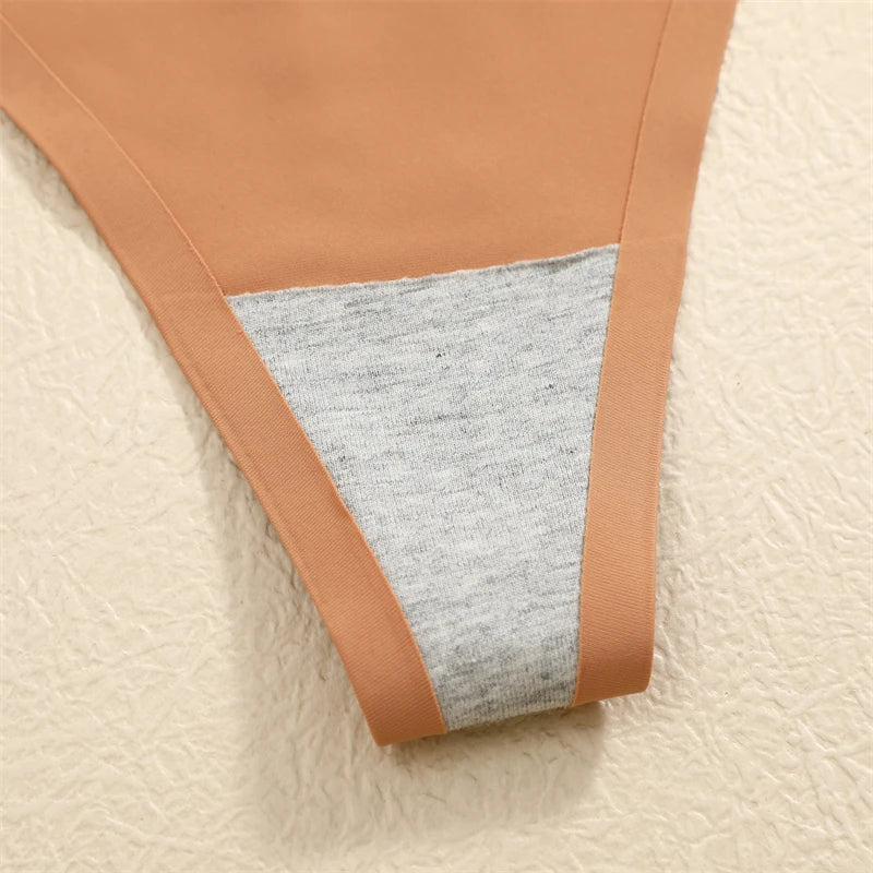 3 PCS Seamless Low Waist Bikini Set