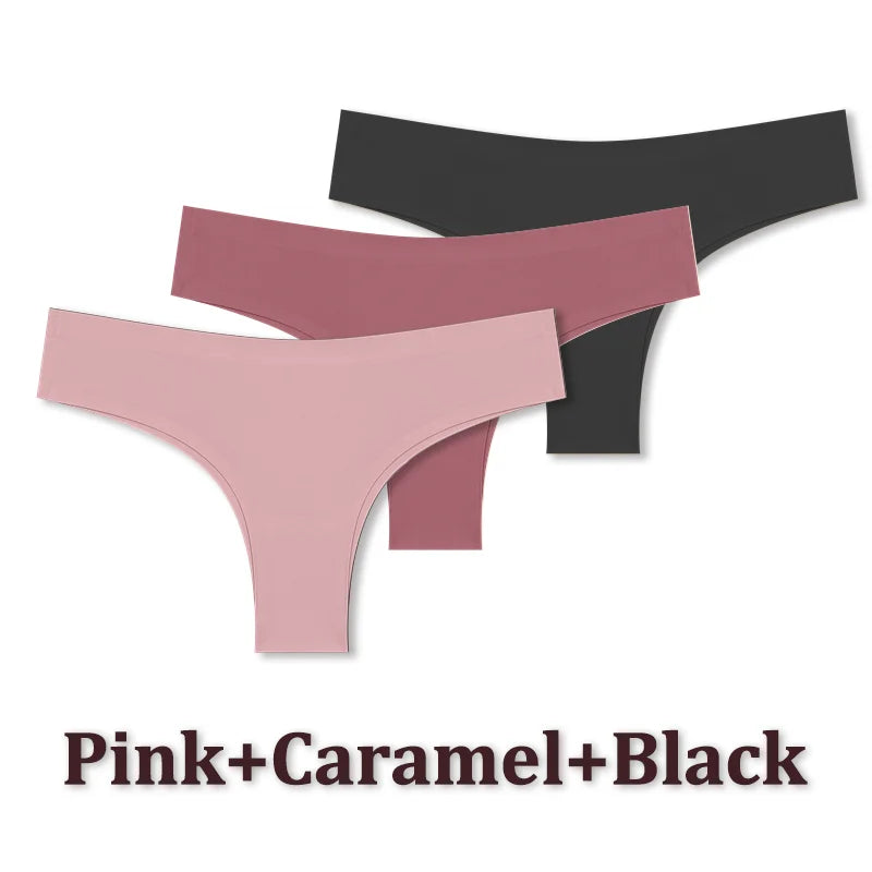 3 Ultra-Thin Brazilian Panties Set