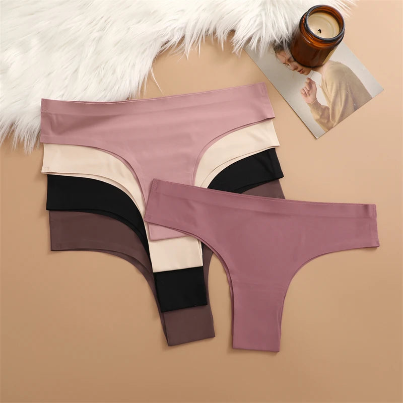 3 Ultra-Thin Brazilian Panties Set