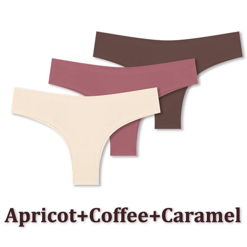 3 Ultra-Thin Brazilian Panties Set