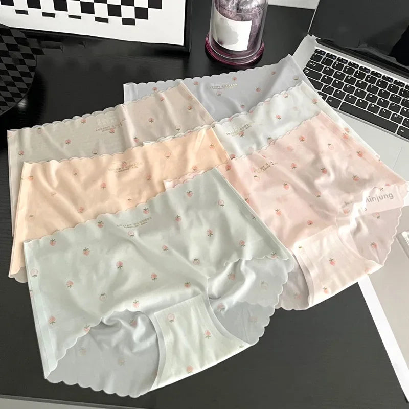 Strawberry Ice Silk Panties