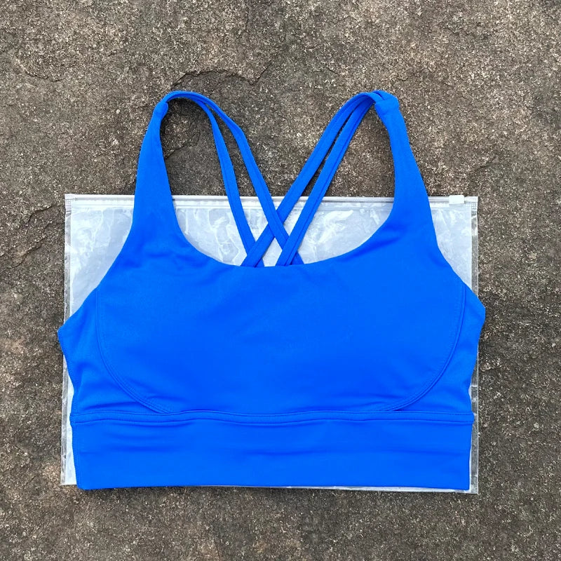 Women Sports Bra Sexy Criss Cross Straps
