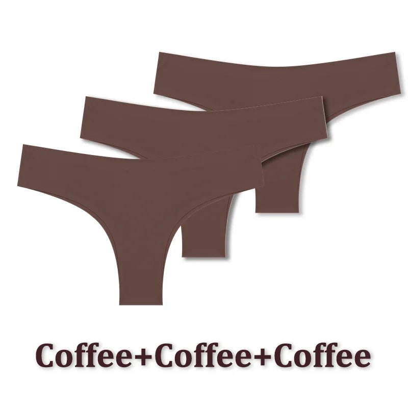 3 Ultra-Thin Brazilian Panties Set