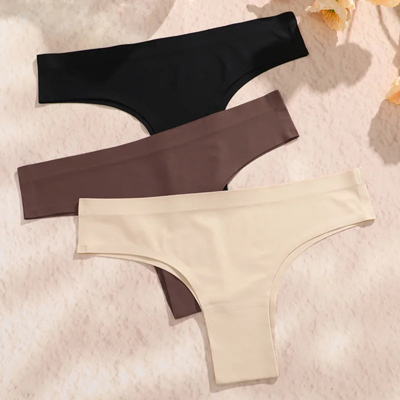 3 Ultra-Thin Brazilian Panties Set