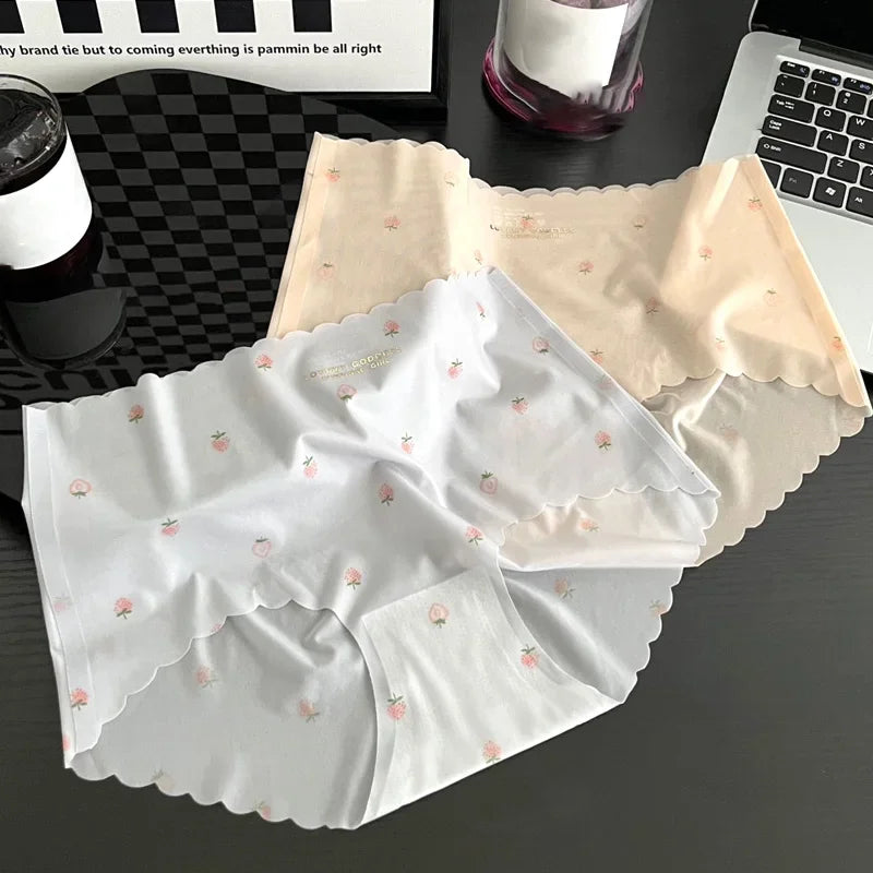 Strawberry Ice Silk Panties
