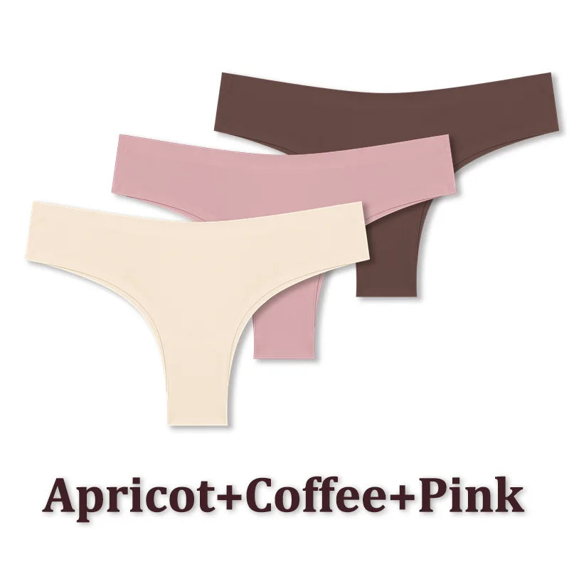 3 Ultra-Thin Brazilian Panties Set