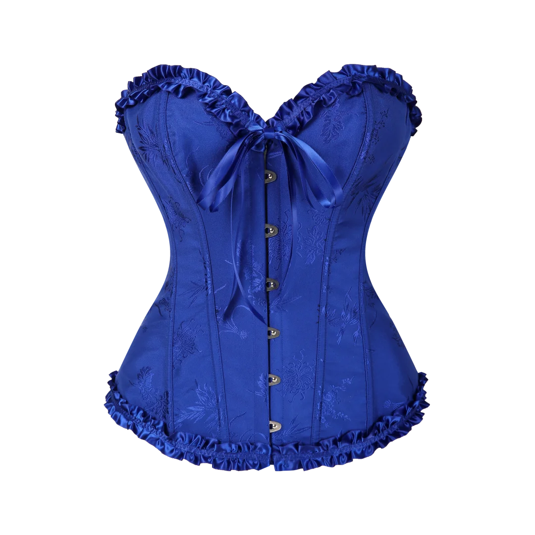 Yellow Gothic Overbust Push Up Bustier