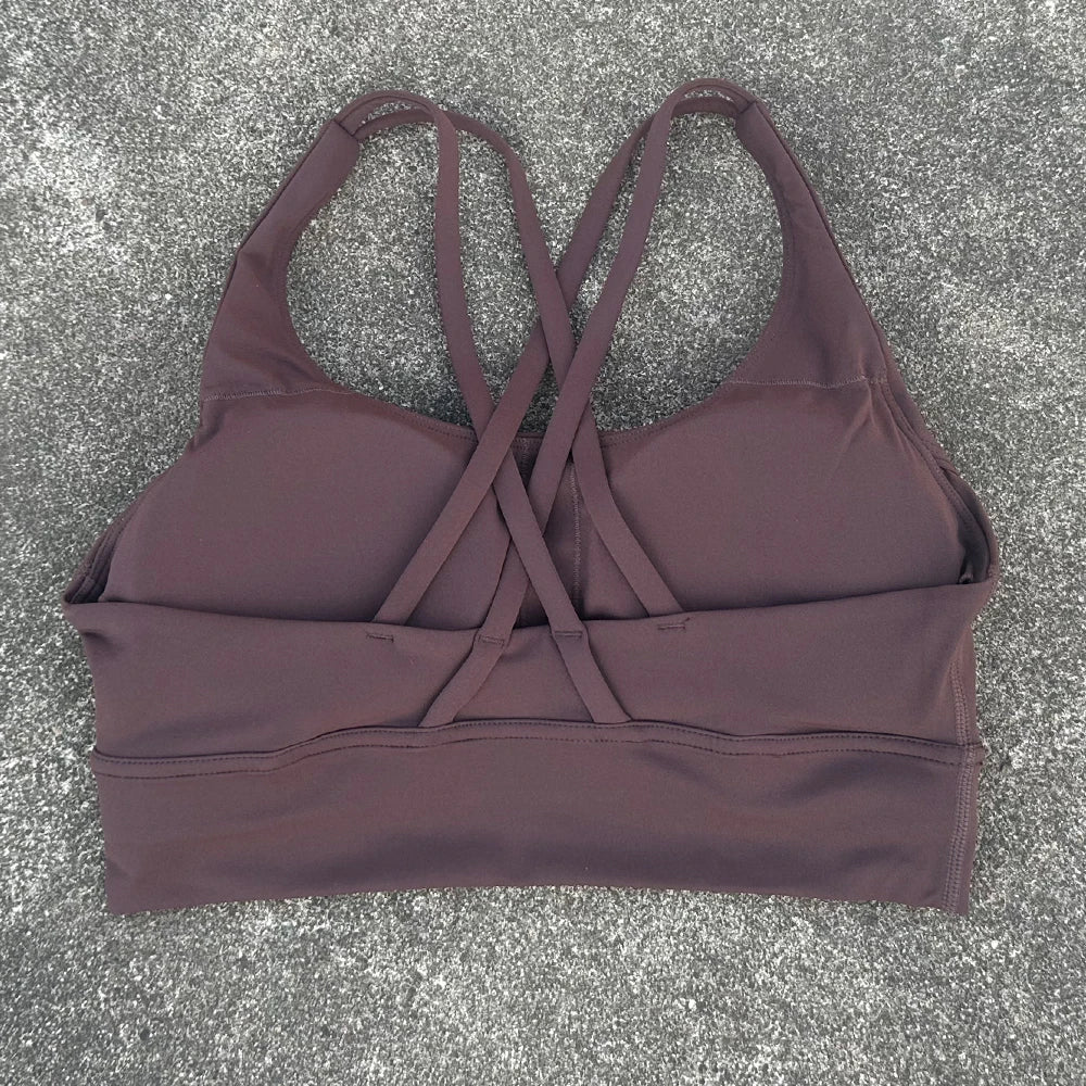 Women Sports Bra Sexy Criss Cross Straps
