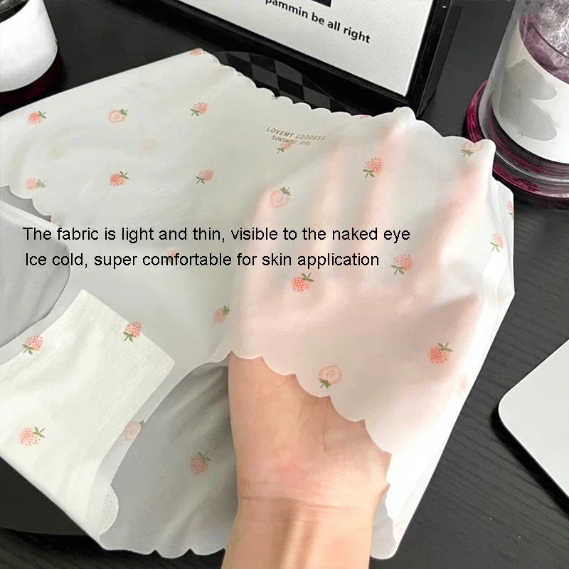 Strawberry Ice Silk Panties