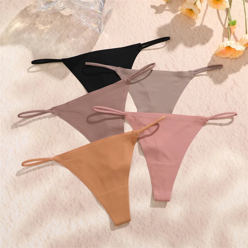 3 PCS Seamless Low Waist Bikini Set