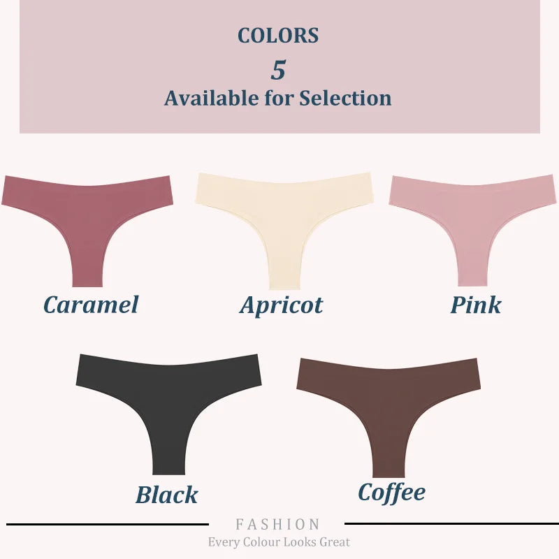 3 Ultra-Thin Brazilian Panties Set