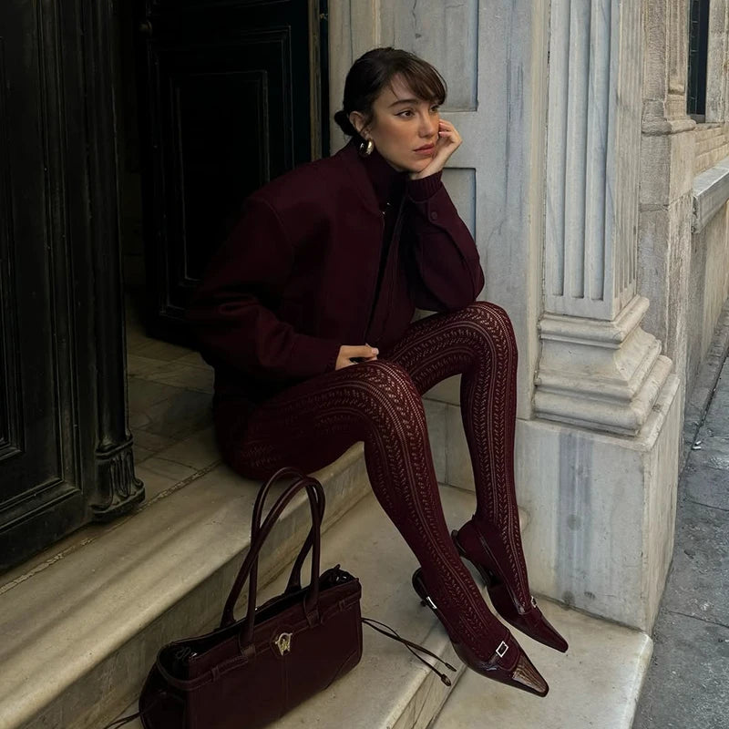 Vintage Tights Women Fashion Hollow Out